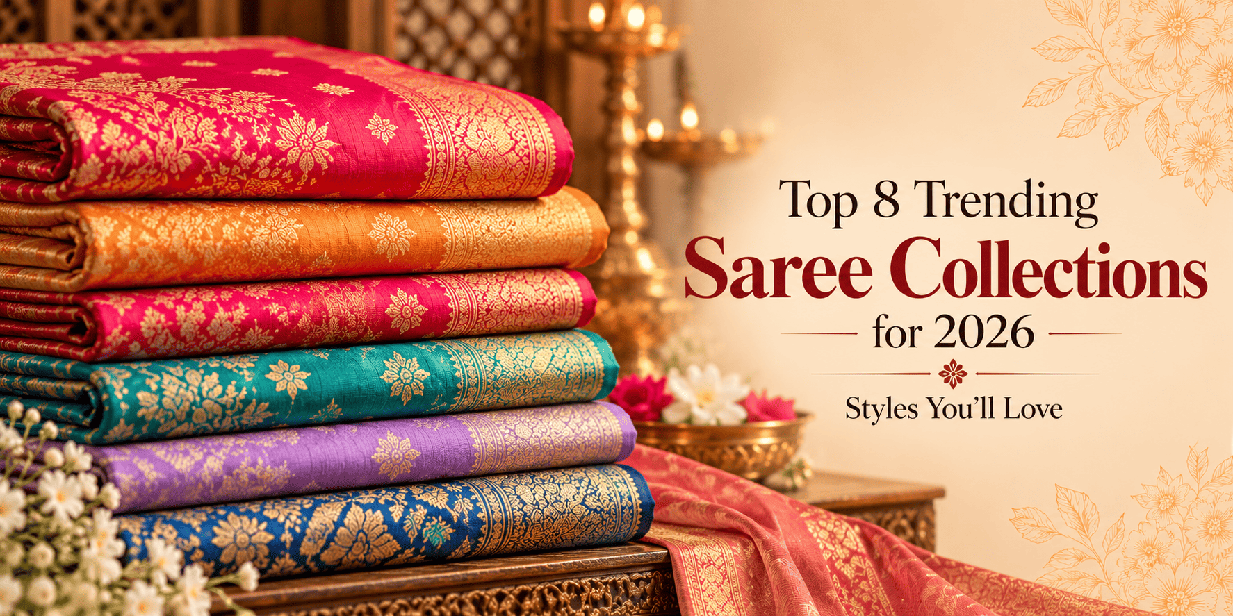 Top 8 Trending Saree Collections for 2026: Styles You'll Love