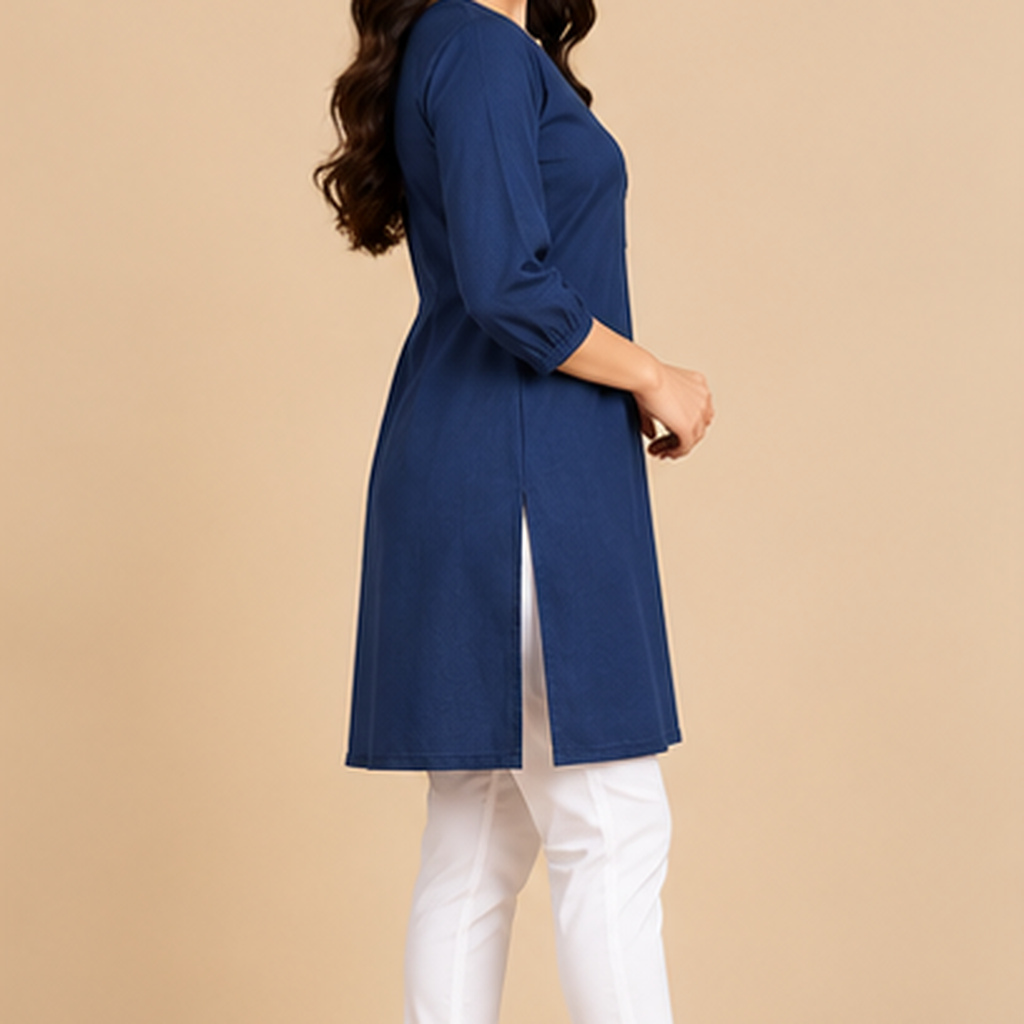 Classic Solid Straight Tunic