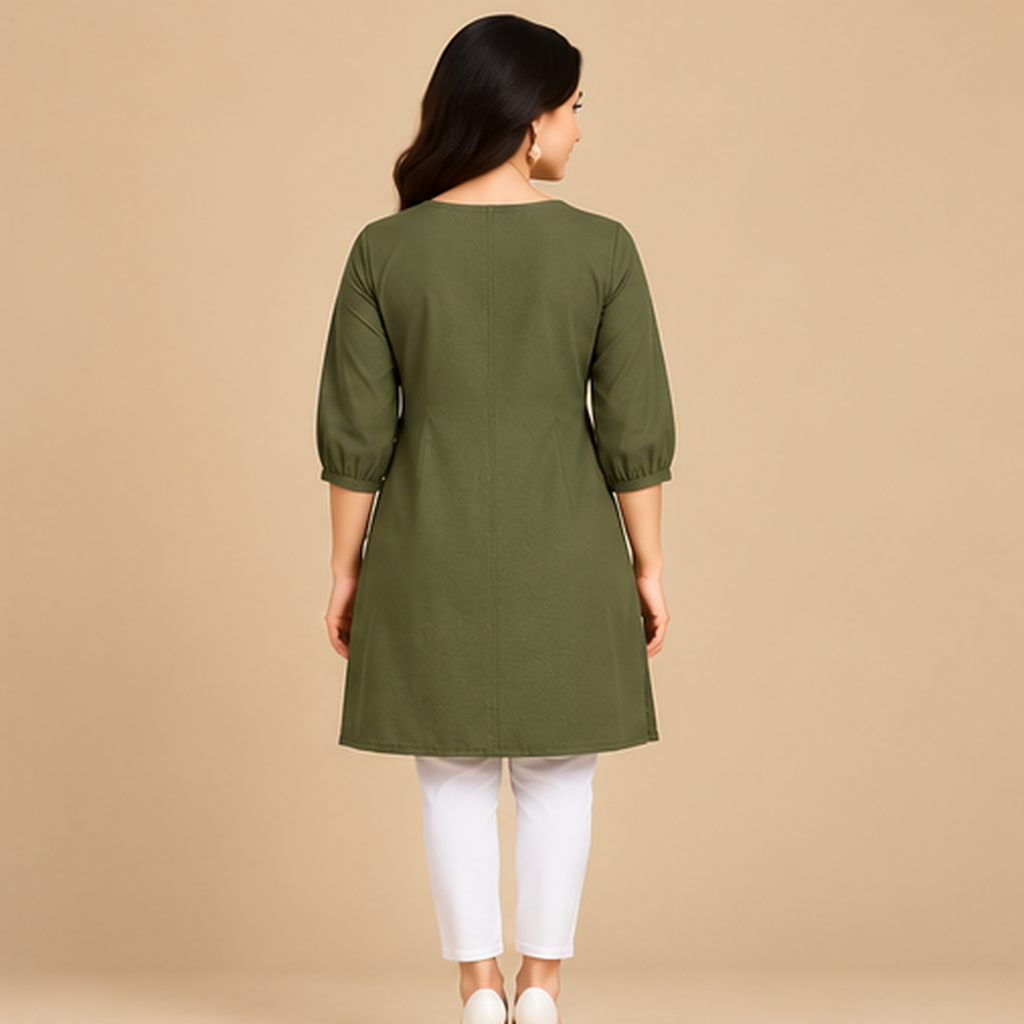 Classic Solid Straight Tunic