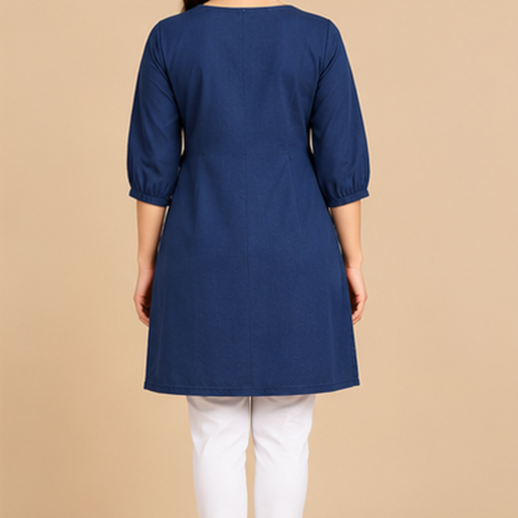 Classic Solid Straight Tunic