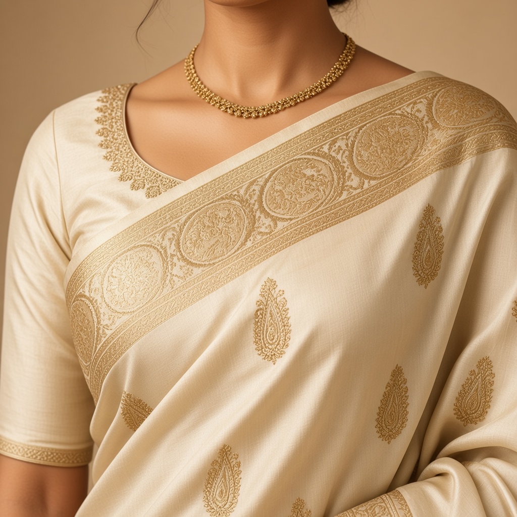 Banarasi Paisley Brocade Silk Saree