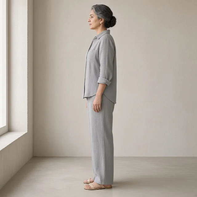 Beige Linen Relaxed Co-ord Set thumbnail