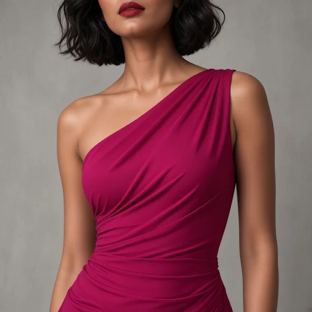 Black Asymmetric Indo-Western Gown thumbnail