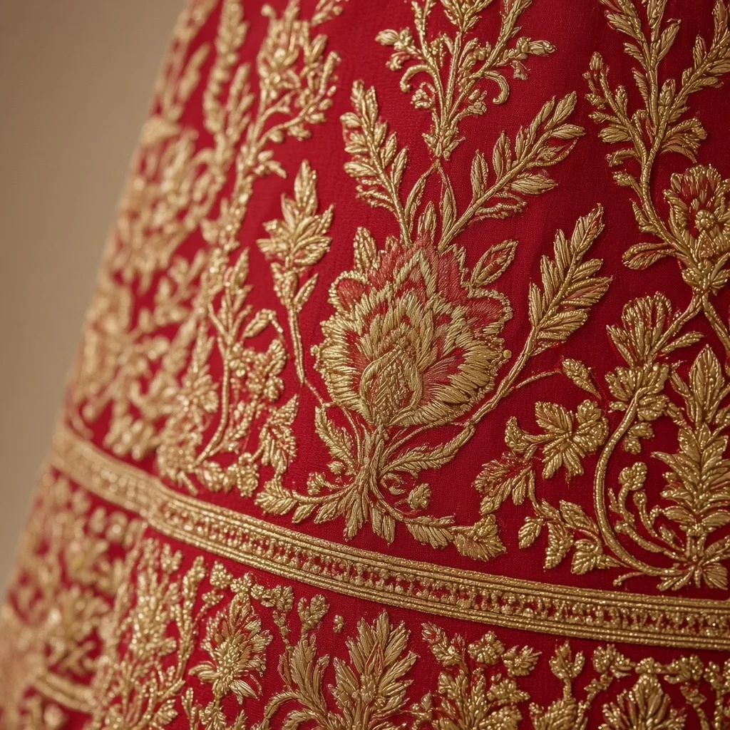 Bridal Zardozi Lehenga Choli