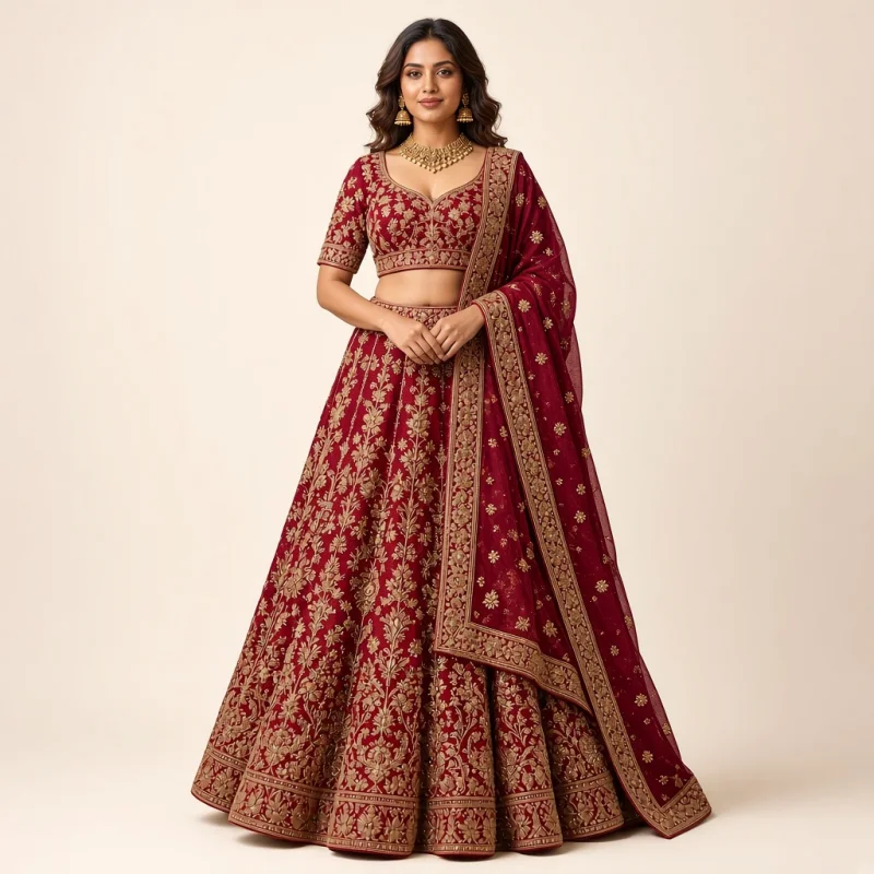 Bridal Zardozi Lehenga Choli thumbnail