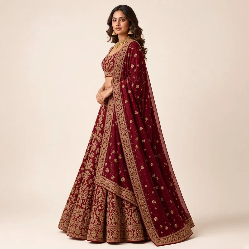 Bridal Zardozi Lehenga Choli thumbnail