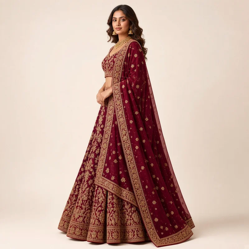 Bridal Zardozi Lehenga Choli thumbnail