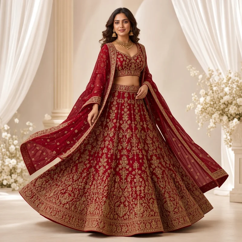Bridal Zardozi Lehenga Choli thumbnail