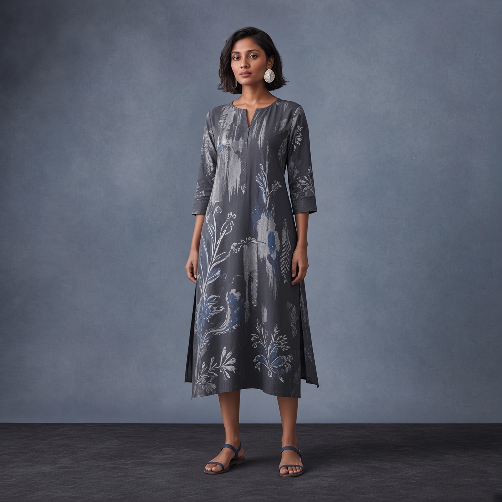 Cobalt Indo-Western Kurti