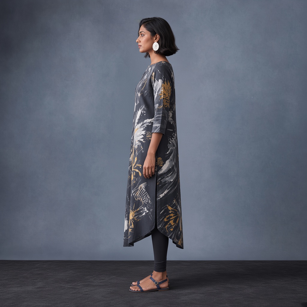 Cobalt Indo-Western Kurti