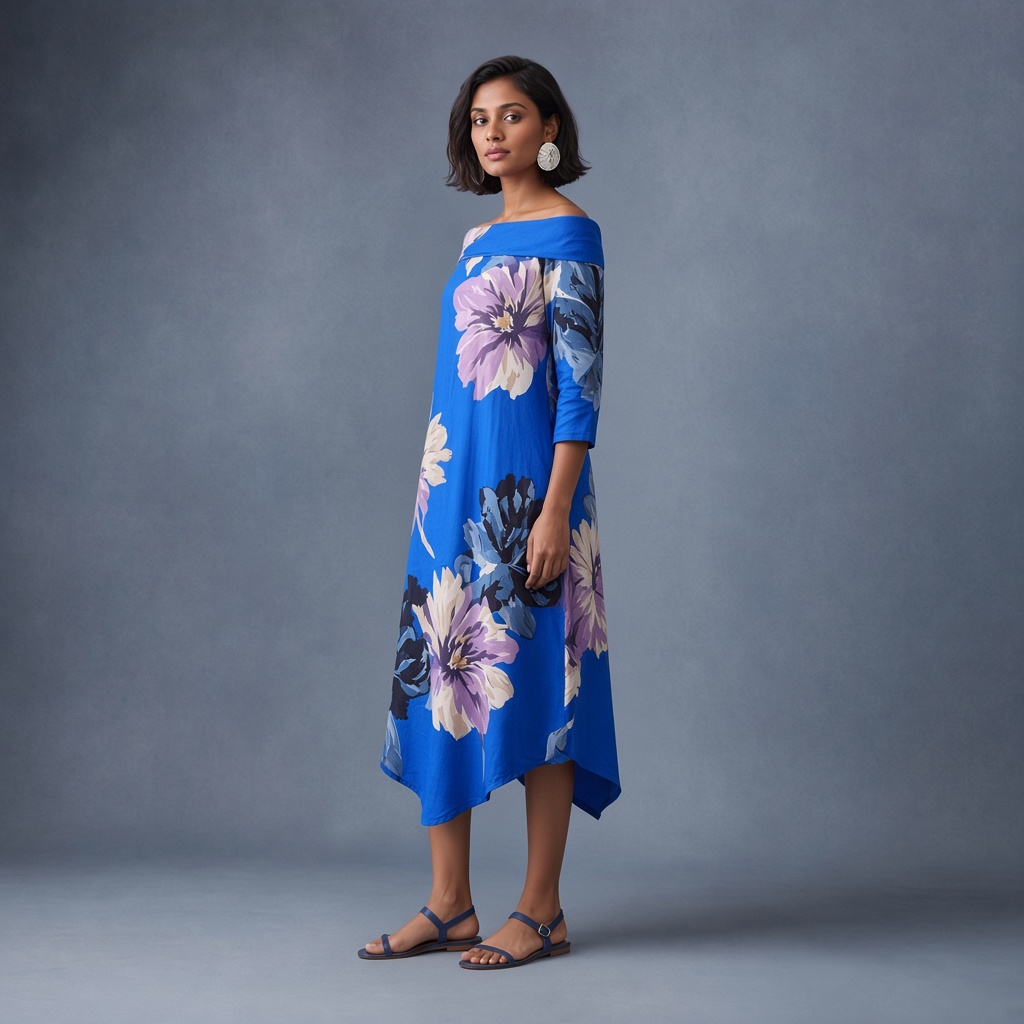 Cobalt Indo-Western Kurti
