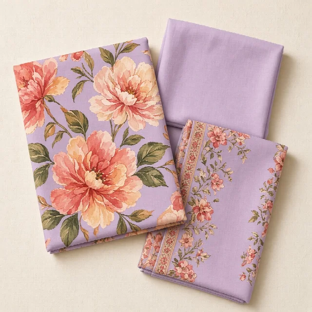 Coral Lawn Dress Material thumbnail