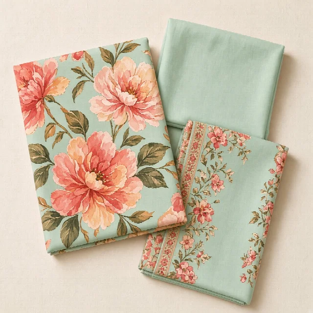 Coral Lawn Dress Material thumbnail