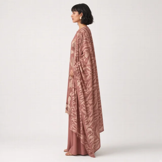 Dusty Rose Palazzo Suit Set