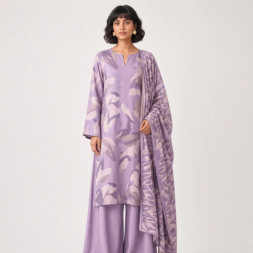 Dusty Rose Palazzo Suit Set