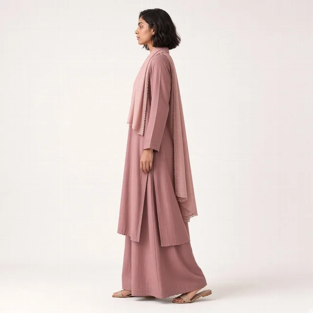 Dusty Rose Palazzo Suit