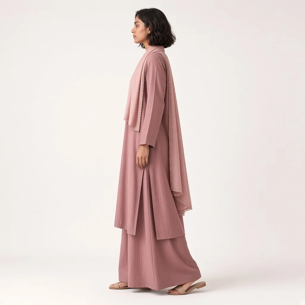 Dusty Rose Palazzo Suit