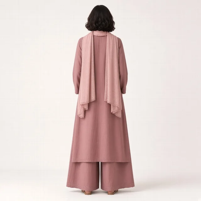 Dusty Rose Palazzo Suit
