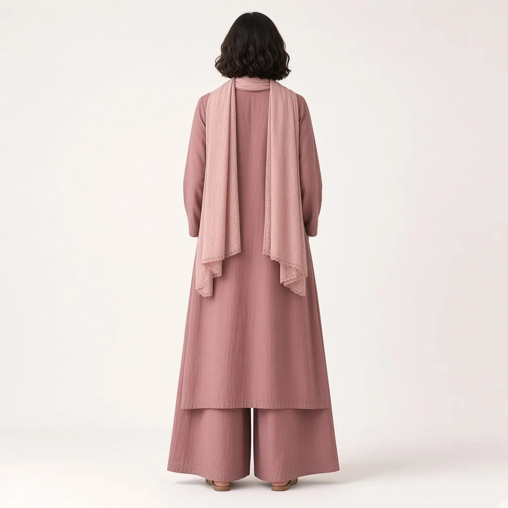 Dusty Rose Palazzo Suit