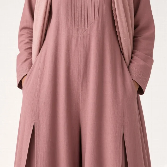 Dusty Rose Palazzo Suit