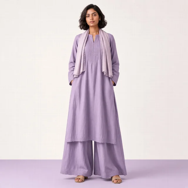 Dusty Rose Palazzo Suit thumbnail