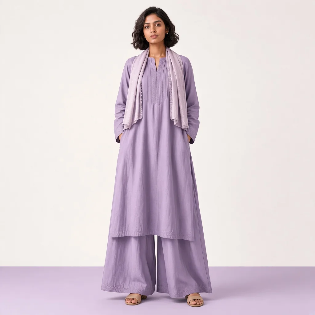 Dusty Rose Palazzo Suit