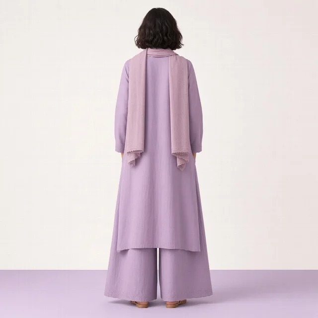 Dusty Rose Palazzo Suit thumbnail