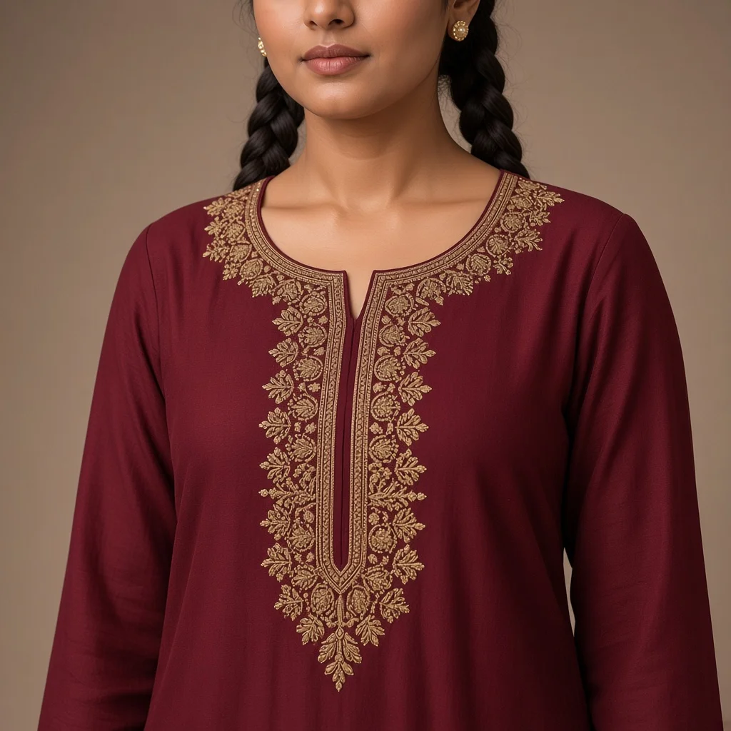 Emerald Embroidered Festive Co-ord Set