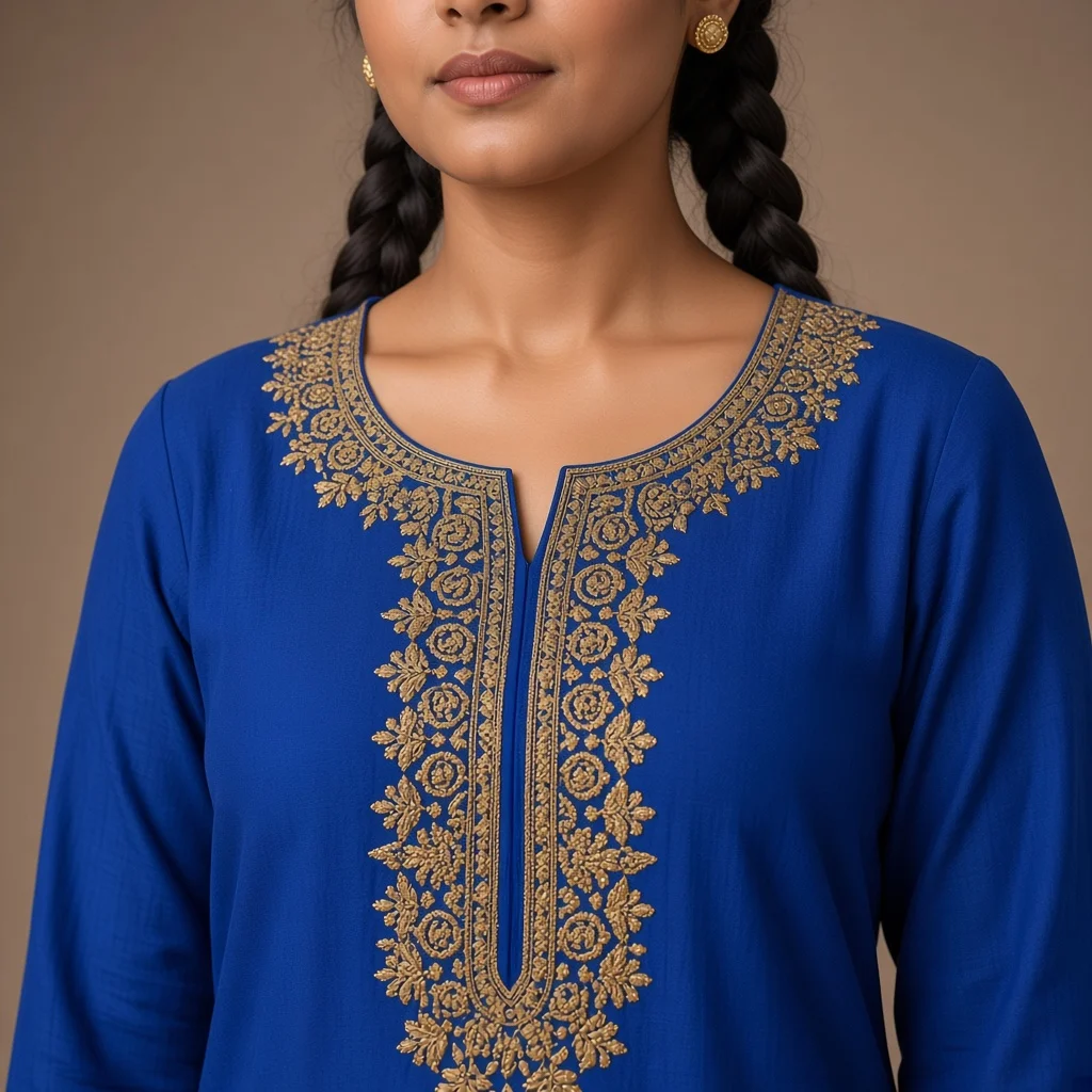 Emerald Embroidered Festive Co-ord Set