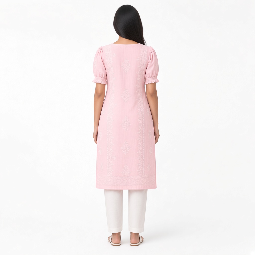Ivory Chikankari Kurti
