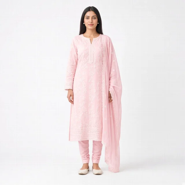 Ivory Chikankari Salwar Suit thumbnail