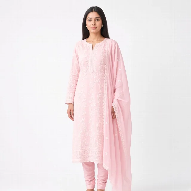 Ivory Chikankari Salwar Suit thumbnail