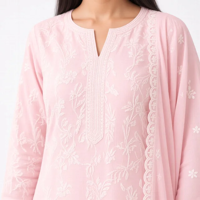 Ivory Chikankari Salwar Suit thumbnail