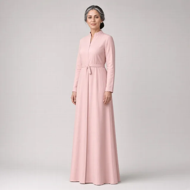 Ivory Straight Ethnic Gown