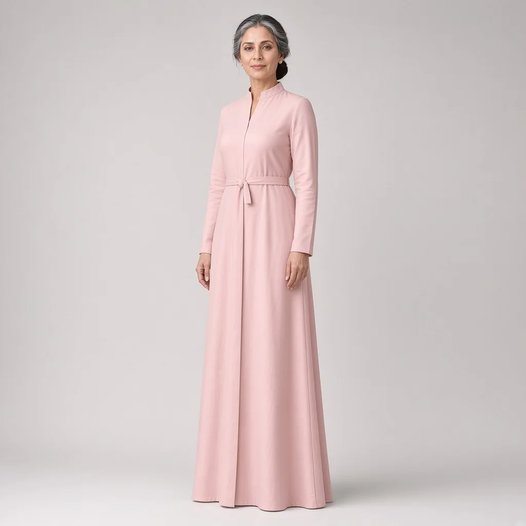 Ivory Straight Ethnic Gown