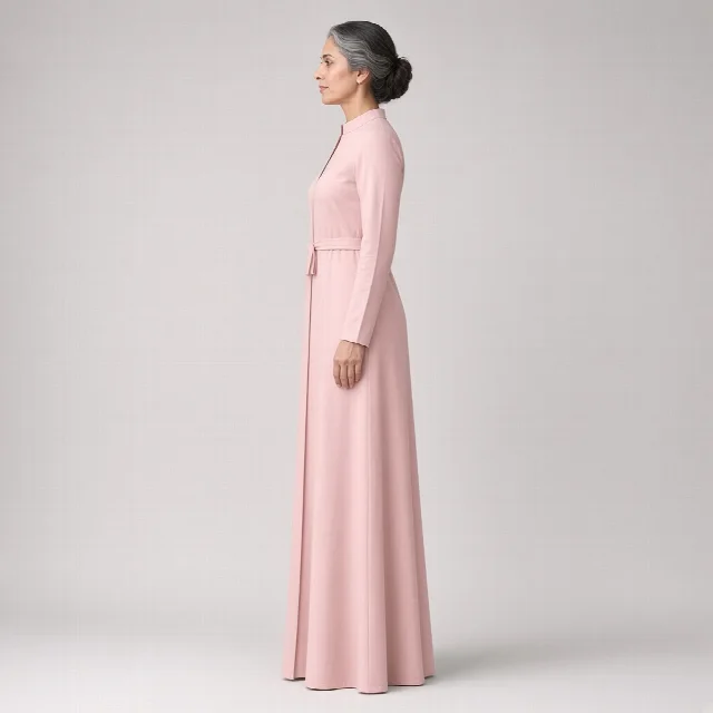 Ivory Straight Ethnic Gown