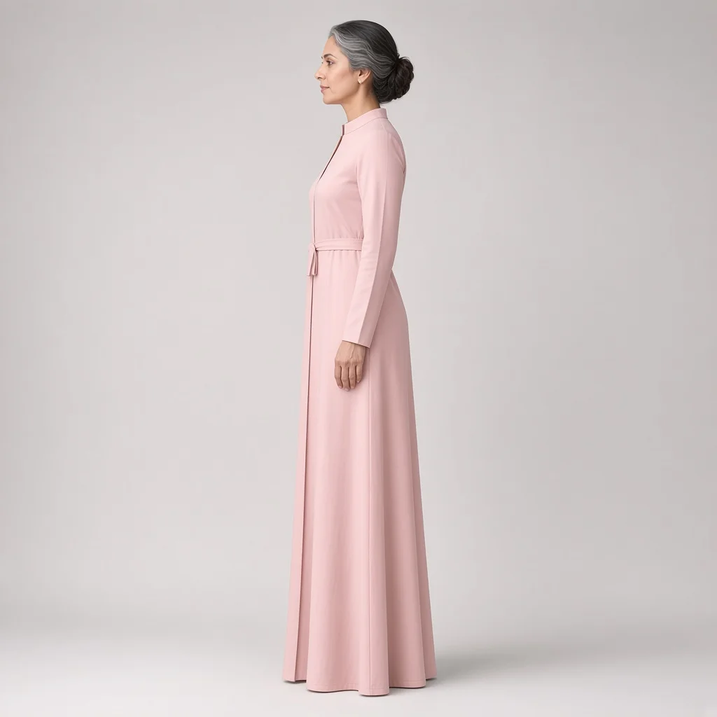 Ivory Straight Ethnic Gown