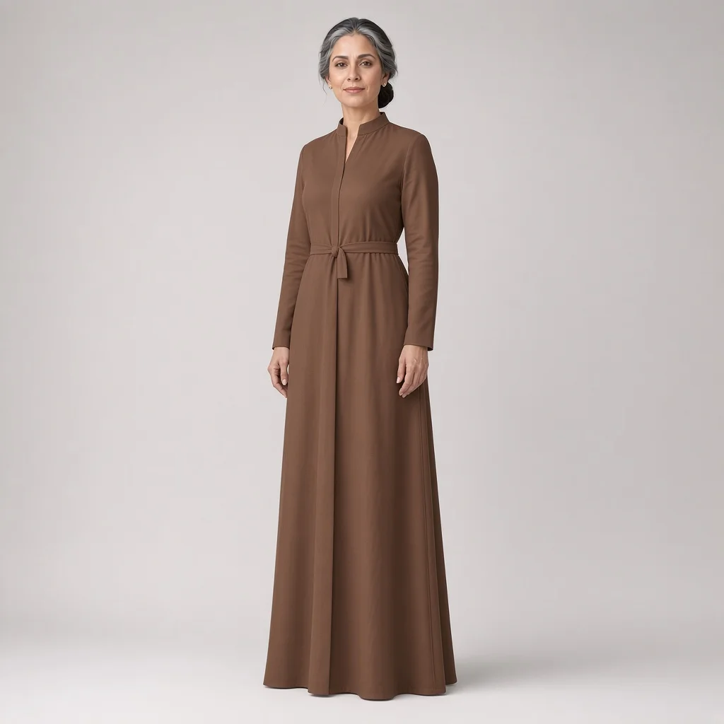Ivory Straight Ethnic Gown