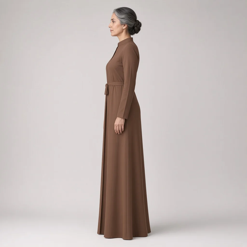 Ivory Straight Ethnic Gown