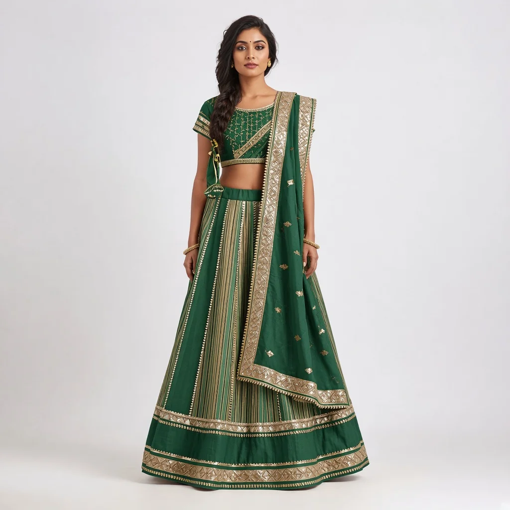 Jaipur Gota Patti Lehenga