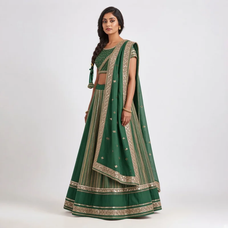 Jaipur Gota Patti Lehenga