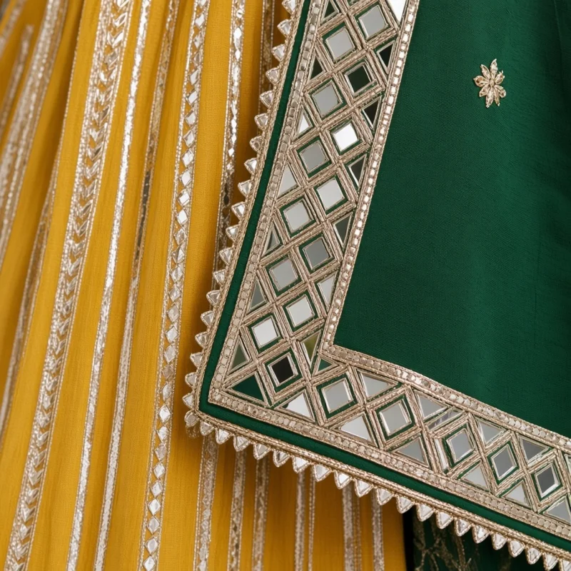 Jaipur Gota Patti Lehenga