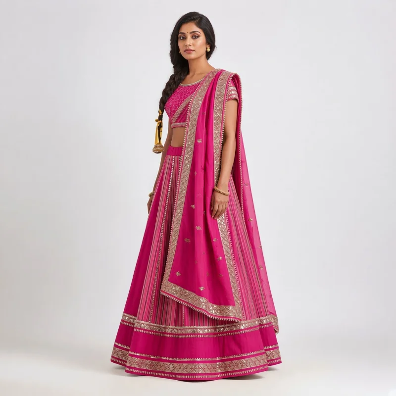Jaipur Gota Patti Lehenga thumbnail