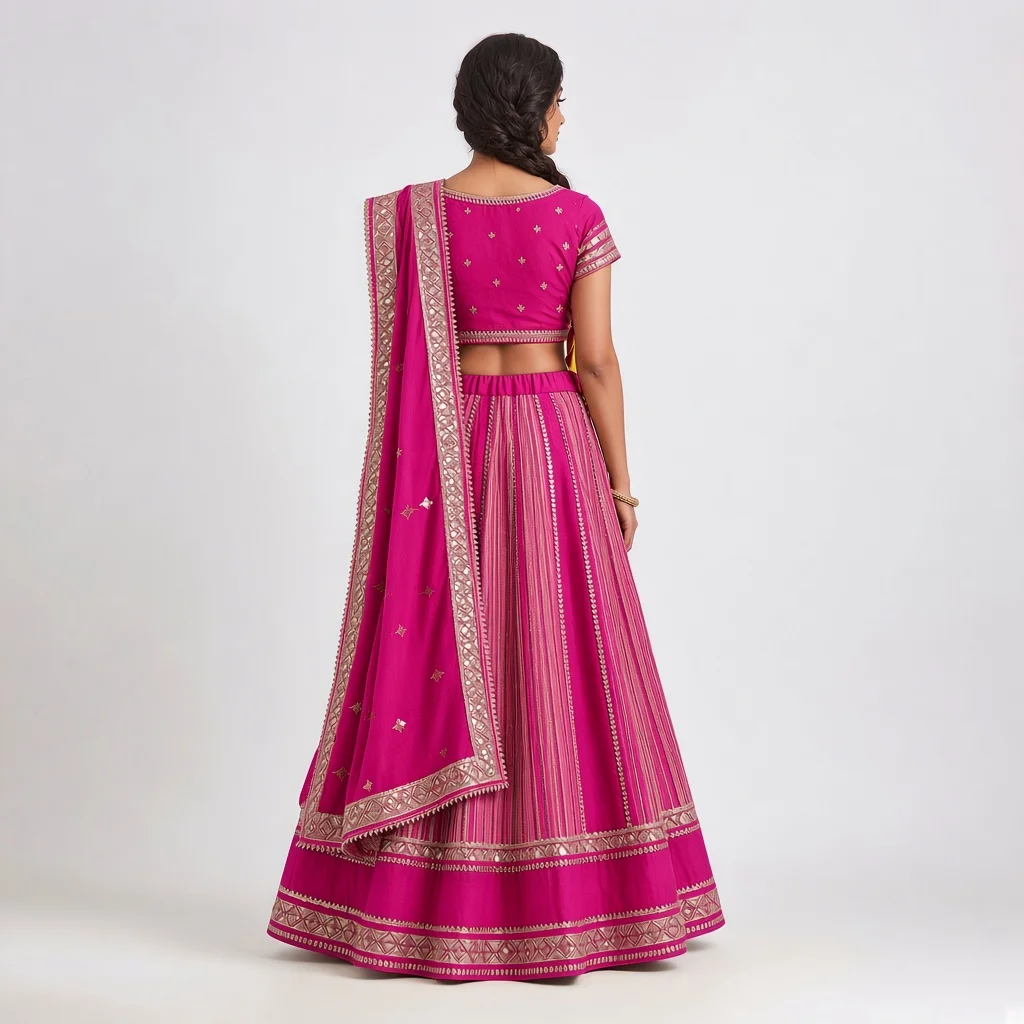 Jaipur Gota Patti Lehenga