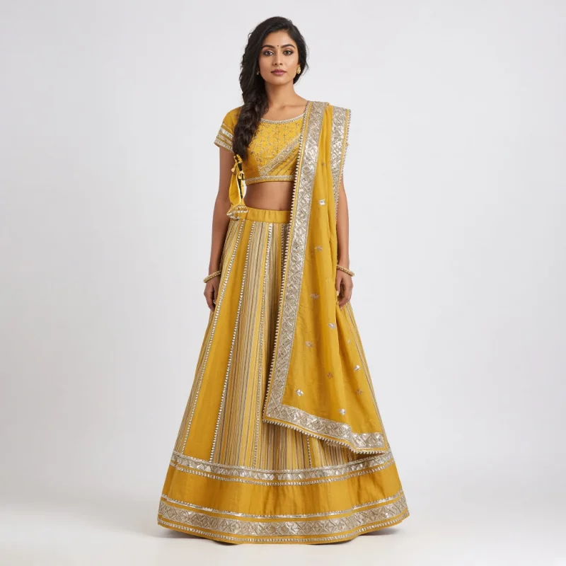 Jaipur Gota Patti Lehenga