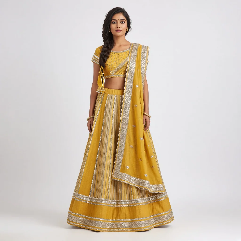 Jaipur Gota Patti Lehenga