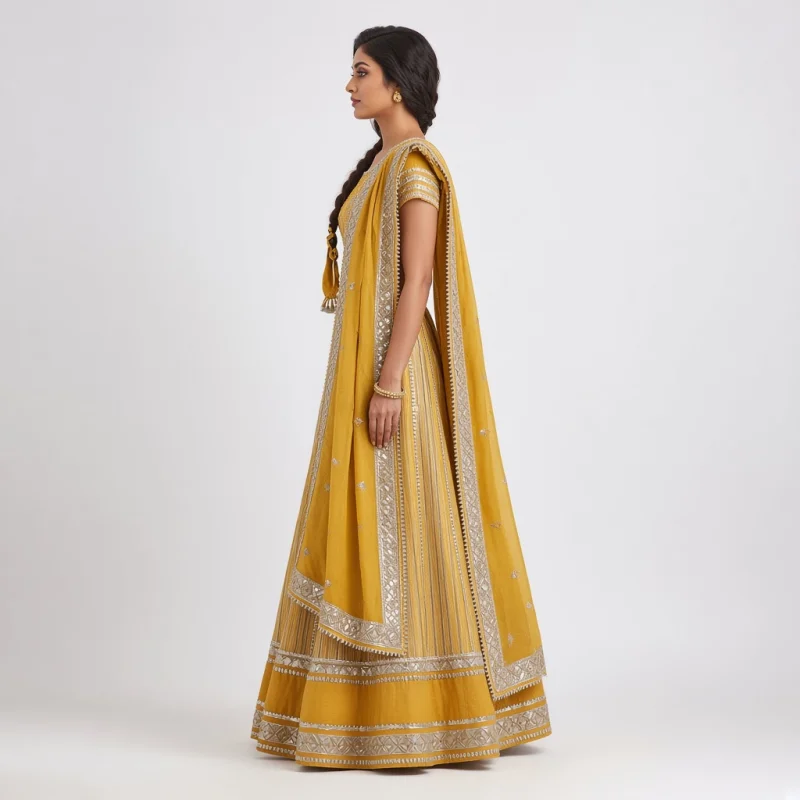 Jaipur Gota Patti Lehenga