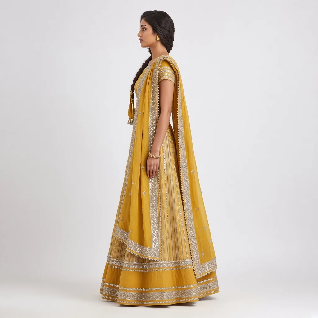 Jaipur Gota Patti Lehenga