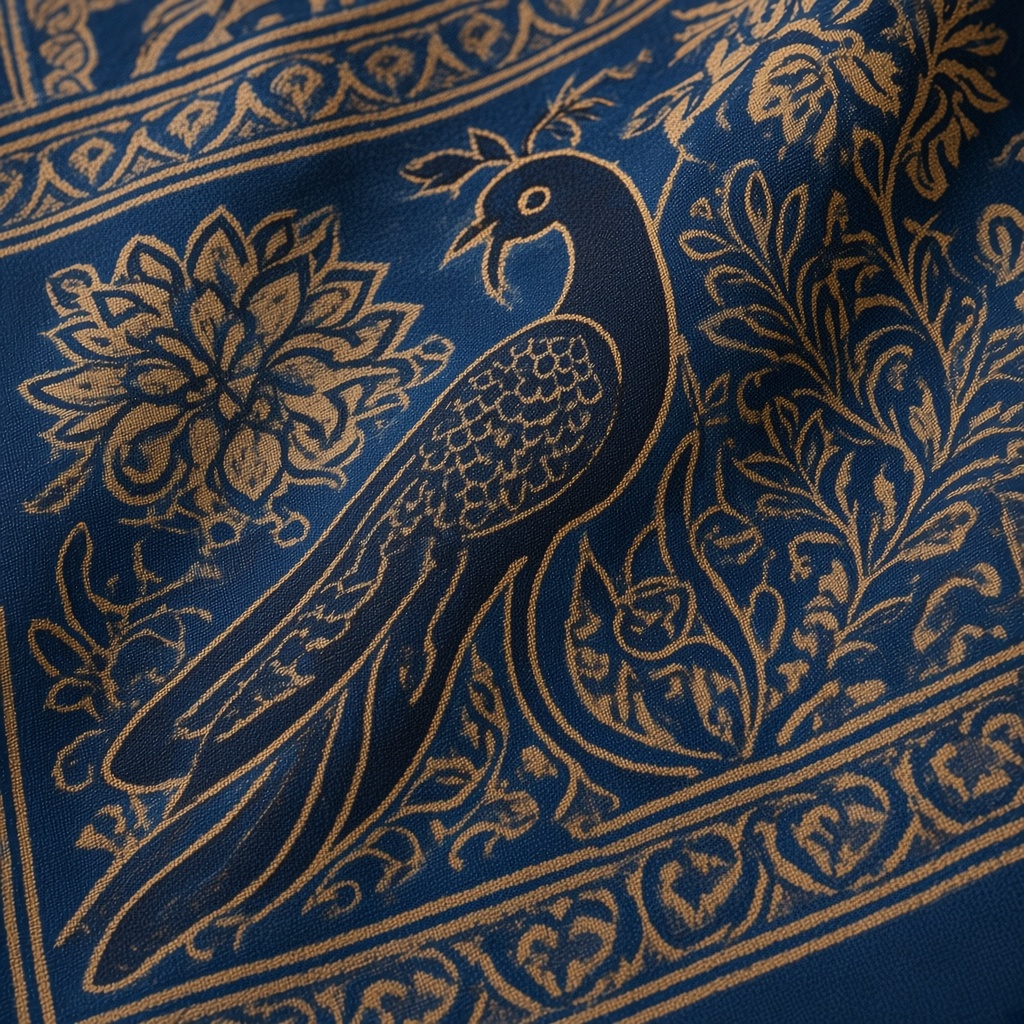 Madder Kalamkari Saree