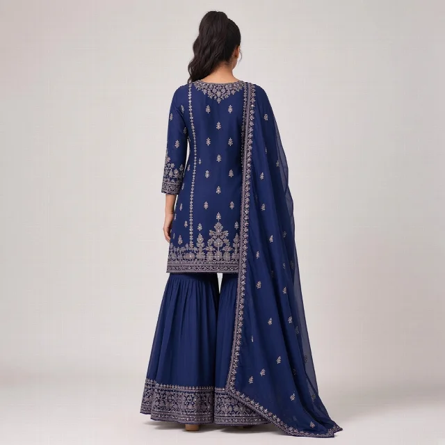Magenta Sharara Suit thumbnail